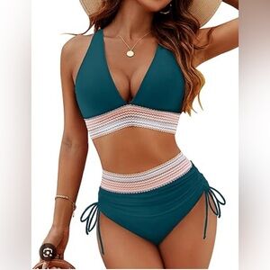🌴Green bikini set